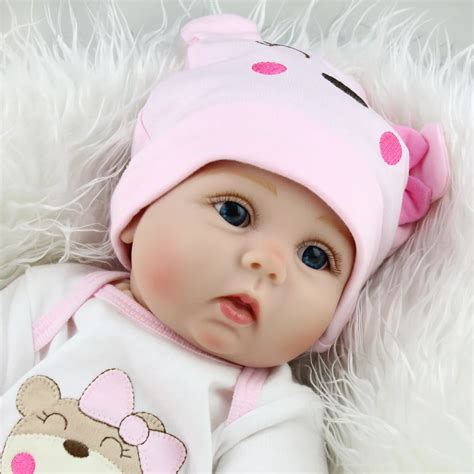 Cm Inch Silicone Reborn Baby Dolls Baby Alive Soft Real Realistic