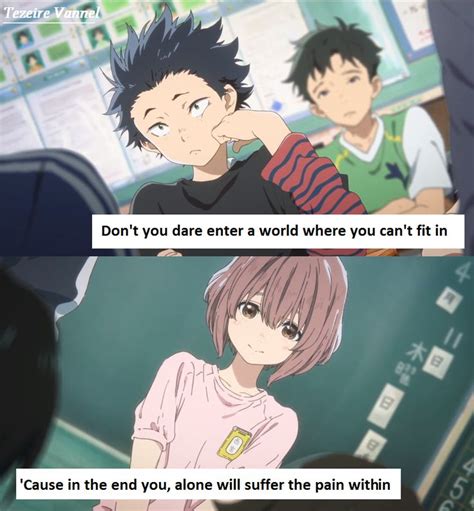 A Silent Voice Quotes Short I Love Silent Voice Its A Beautiful