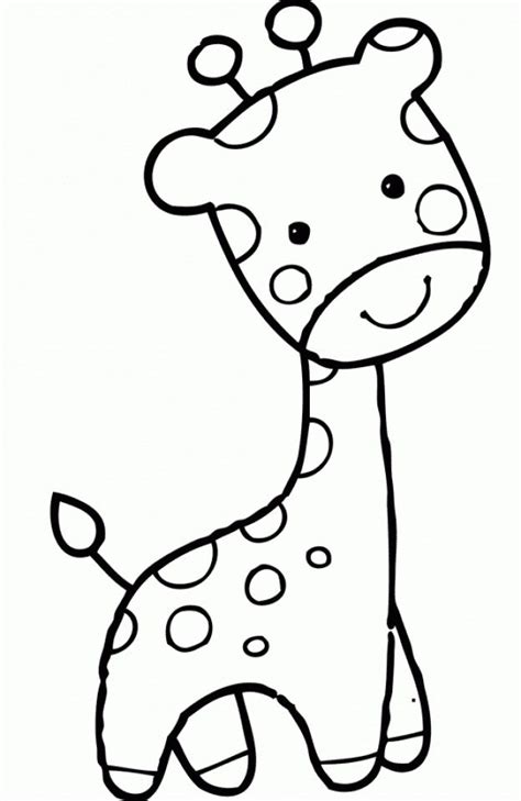 get this baby giraffe coloring pages for preschool | Giraffe coloring