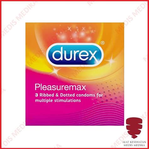 Jual Durex Pleasuremax Isi 3 Kondom Ribbed And Dotted Alat Kontrasepsi Kb