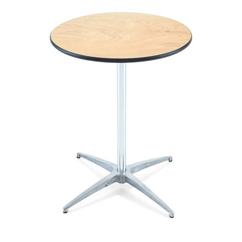 24′ Round Pedestal Table 30′ High Affordable Tables And Chairs