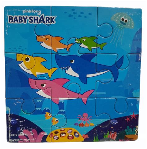 Set Of 5 Baby Shark Puzzles Ionicatoys