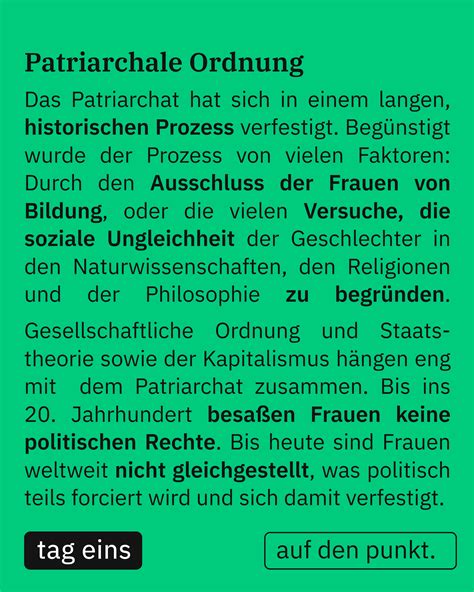 Was Ist Eigentlich Das Patriarchat