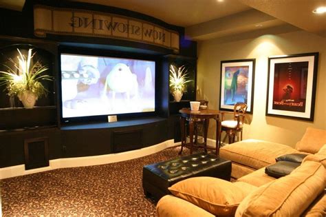 basement media room pictures | Media Room Basement Design Ideas