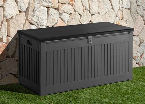 Auflagenbox rattan optik gartenbox gartentruhe auflagen kissen garten box truhe. GARTEN GUT Auflagenbox 109x54,7x51,3 cm, hellgrau | OTTO