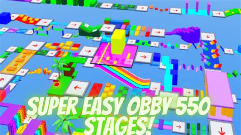 Jugando De Pasar Super Easy Obby 550 Stages Parte 1 En Roblox