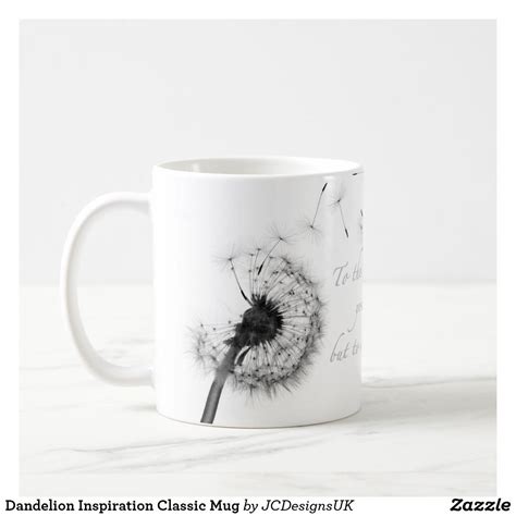 Dandelion Inspiration Classic Mug Mugs Personalized