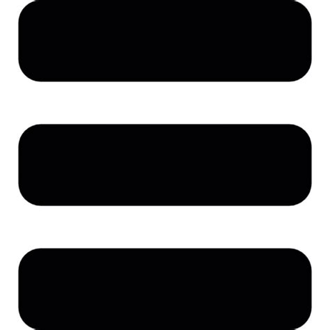 Menu Interface Symbol Of Three Horizontal Parallel Lines