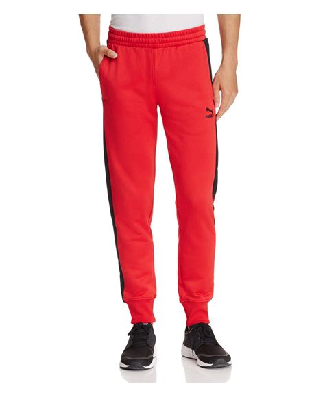 Lyst Puma Archive T7 Track Pants In Red For Men