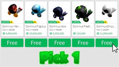 How To Get Free Dominus On Roblox 2020working April Youtube