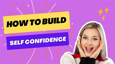 How To Build Self Confidence By Sualeha Saher Medium