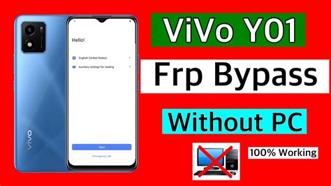 Vivo Y01 Frp Bypass Without Pc Vivo Y01 Unlock Google Lock 2022