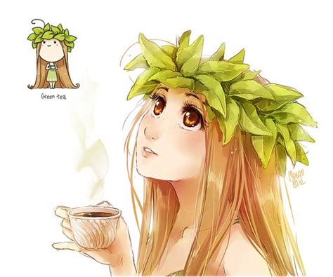 Green Tea By Meago On Deviantart Anime Art Pinterest Green Teas
