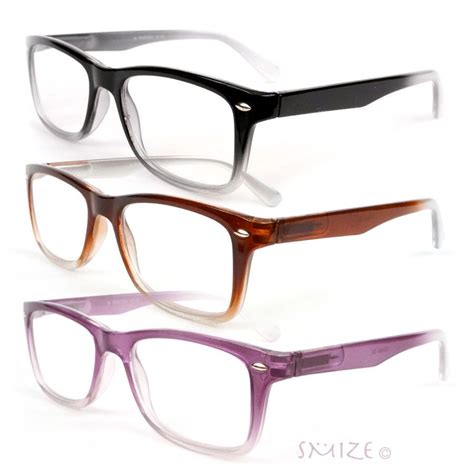 New Classic Medium Frame Reading Glasses Geek Retro Vintage Style 100