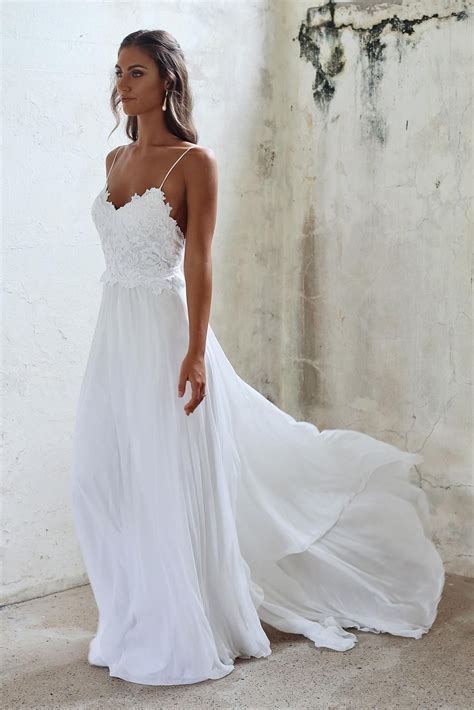 Flowing Beach Wedding Dresses
