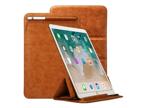 Toovren Leather Apple Pencil Ipad Pro Stand Case Gadget Flow