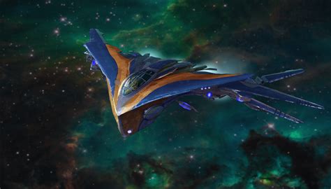 Artstation Guardians Of The Galaxy 2 D Spaceship Renders