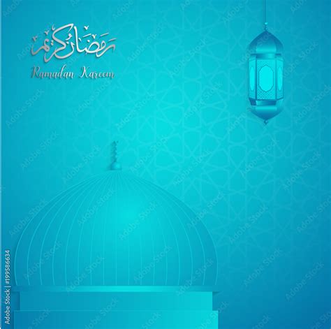 Ramadan Backgrounds Vectorramadan Kareem Arabic Pattern Blue