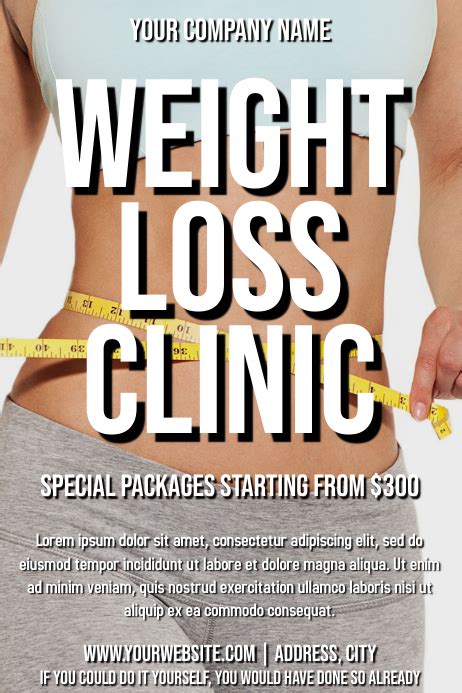 Template Health Weight Loss Postermywall