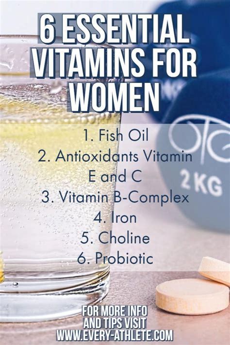 6 Essential Vitamins For Women Vitamins For Women In Their 20s In