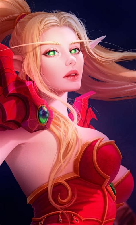 1280x2120 Blood Elf World Of Warcraft Iphone 6 Hd 4k Wallpapers