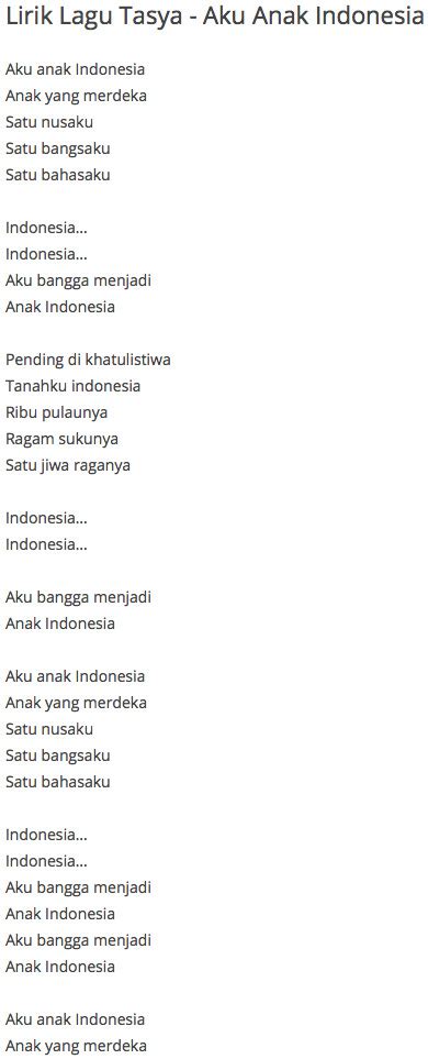 Kumpulan Lagu Anak Anak Indonesia Lengkap