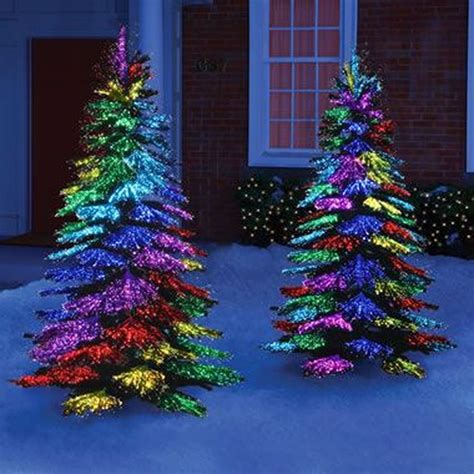 30 Outdoor Christmas Trees With Lights Kiddonames