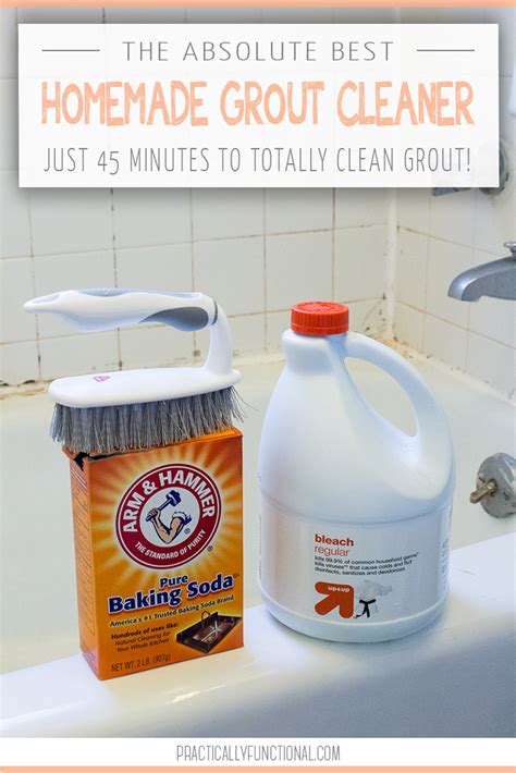 Spray the tile again, and scrub firmly with your brush or pad. How To Clean Grout With A Homemade Grout Cleaner