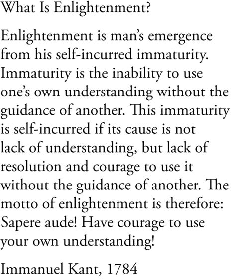 Kant Essay On Enlightenment