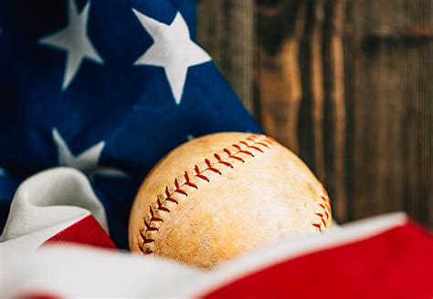 Baseball American Flag Stock Photos Pictures And Royalty Free Images