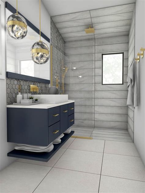 The top is beige, having a place for a round sink. 5 Modern Bathroom Trends from Across The Globe That You ...