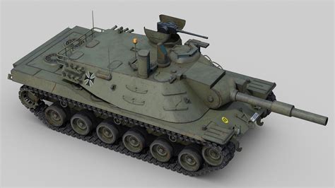 Cold Mbt 70 Tank 3d Model Turbosquid 1564541