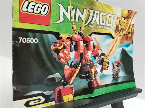 Lego Instruction Booklet 70500 Ninjago Kais Fire Mech Manual Only