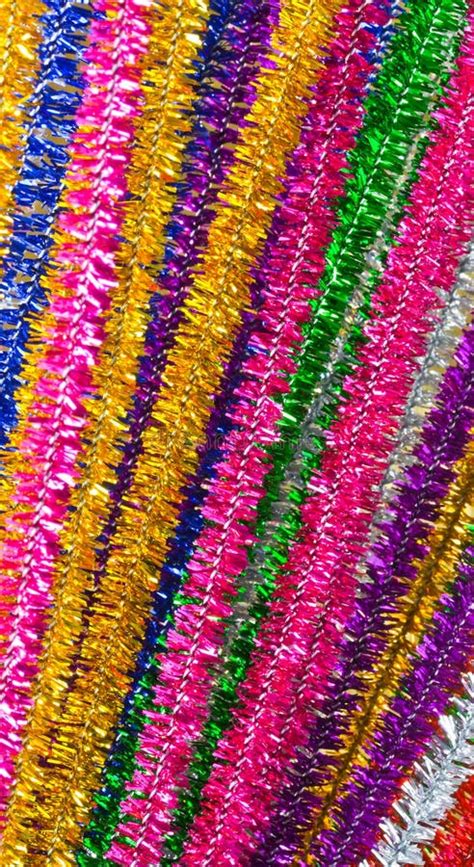 Shiny Colored Pipe Cleaners Stock Photo Image Of Colorful Colours