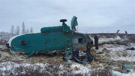 Russian Mi 8 Helicopter Crashes In Siberia Killing 19 Bbc News