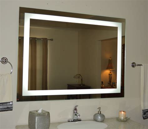 Front Lighted Led Bathroom Vanity Mirror 48 Mirror Wall Bathroom Bathroom Mirror Lights