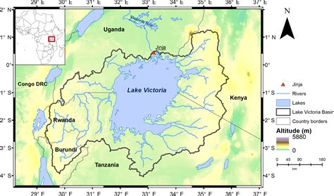 Lake Victoria On Map Of Africa Oconto County Plat Map
