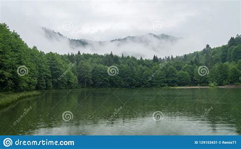 A Beautiful Lake Landscape From Borcka Karagol Nature Park Artvin