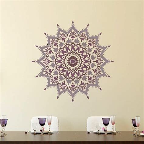 Mandala decals are limited to one use and to one color. 2-Radiance-Mandala-stencil-large-stencils-for-walls ...