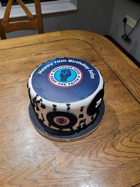 Northern Soul Birthday Cake Decorated Cake By Cakesdecor