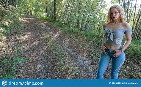 Teen In Forrest Stock Photo Image Of Forest Teenager 126961026