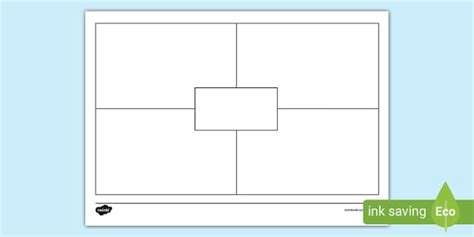 Four Square Writing Template Teacher Made Twinkl