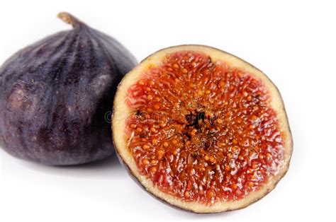 Juicy Ripe Purple Fig Stock Image Image Of Vitamins 33670005