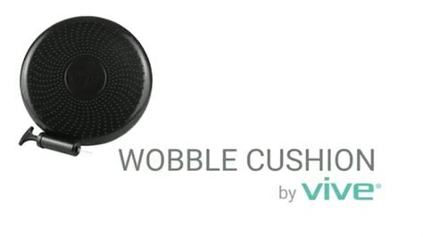 Wobble Cushion By Vive Inflatable Balance Disk Fitness Trainer
