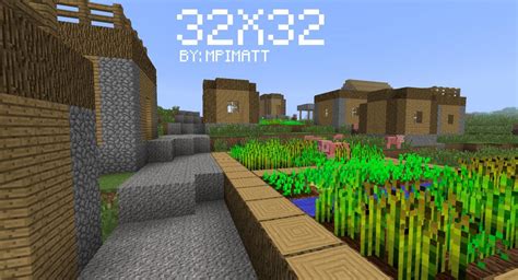 32x32 Minecraft Texture Pack