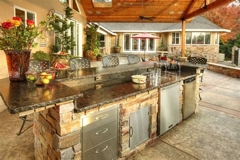 A grill, a refrigerator, and storage space are typically included, and you. 44 Beautiful Modular Outdoor Kitchens Design for your ...