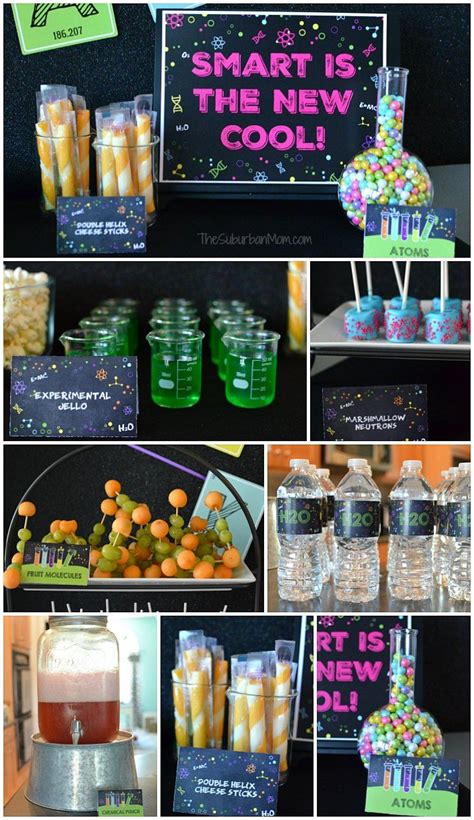 Science Birthday Party Ideas Printables Food Experiments And More