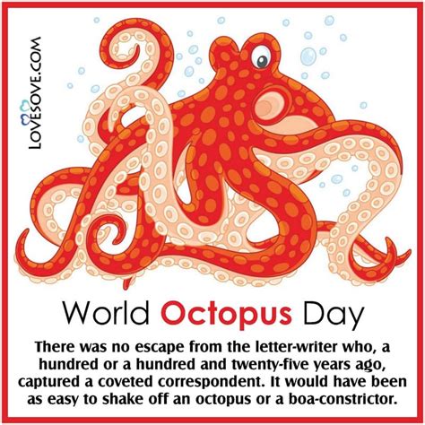 World Octopus Day Wishes Quotes Thoughts Theme And Slogan