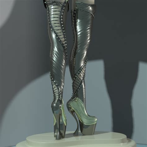 3d Sexy Boots Model