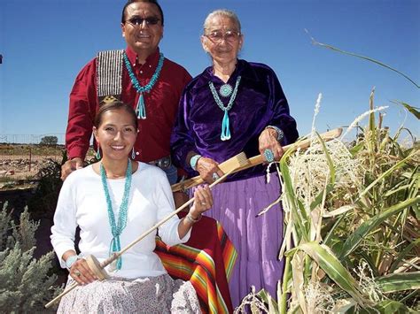 3 Generations Of Navajo Dine Woven Weavers Native American Powwows